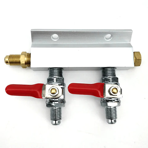 Gas Line Manifold Splitter (MFL Thread)